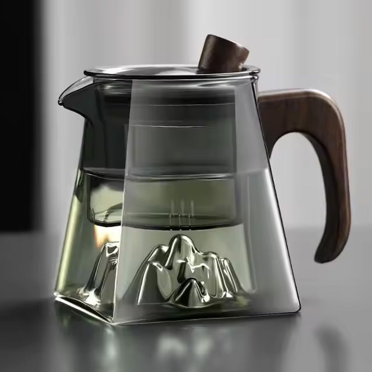 Glass Teapot with Infuser - Heat Resistant Tea Brewing Kettle for Herbal Tea, Flower Tea and Everyday Use