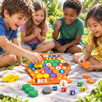 Honeycomb Building Puzzle Game – Versatile Children’s Educational Toy for Creative Construction, Pattern Learning, Problem Solving and Hands-On Family Play
