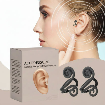 Tinnitus Relief Earrings – Anti-Tinnitus Ear Sleeves and Earring Stoppers for Soothing Ear Pressure, Comfort and Discreet Everyday Ear Support