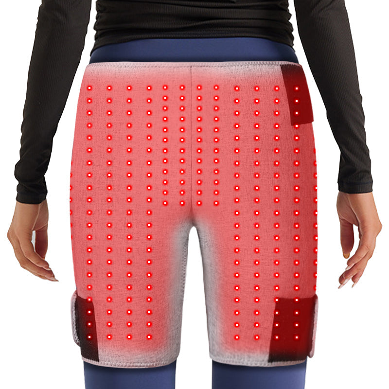 Red Light Heated Hip Support – Electric Vibration Massager for Thigh, Buttock and Muscle Relaxation with Comfortable Warmth for Home Recovery