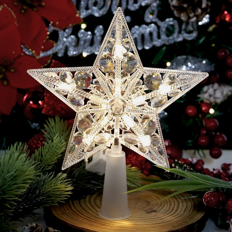 Glowing Star Christmas Ornament – LED Hanging Tree Pendant for Home, Room Décor, Holiday Parties & New Year Gift Accessories