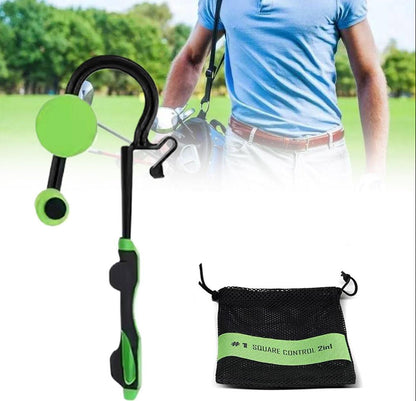 Golf Swing Trainer and Groove Tool – Posture Corrector with Club Cleaner and Sharpener for Practice, Alignment and Better Swing Mechanics