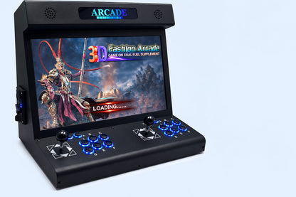 LCD Bartop Arcade Machine – 22-Inch 23000-in-1 Pandora Box Console with Dual Joysticks, 3D Games and Coin Slot for Retro Gaming
