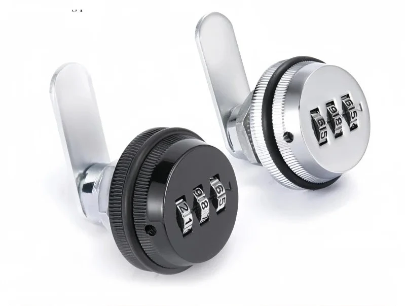 Combination Cam Lock – 3-Digit Keyless Zinc Alloy Cabinet and Drawer Security Lock for Mailboxes, Home Furniture and Storage Hardware