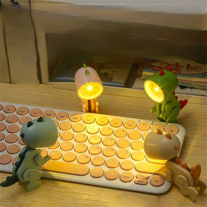 Mini LED Folding Desk Pet Lamp – Cute Adjustable Portable Night Light for Bedroom, Study Desk & Living Room Decorative Lighting