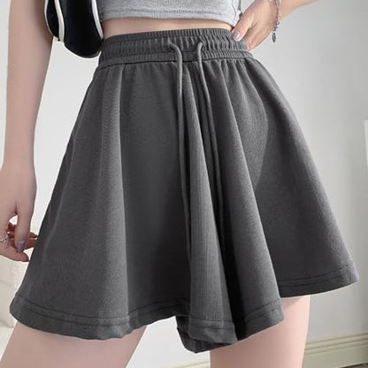 High-Waist Skort for Women – Wide-Leg Ballet-Inspired Summer Shorts with Casual All-Match Styling for Running, Travel and Everyday Outfits