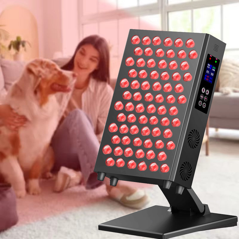 LED Red Light Therapy Panel – Dimmable 660nm and 850nm Infrared Beauty Device for Facial, Body Skin Care, Rejuvenation and Wellness