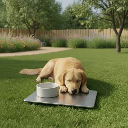 Stainless Steel Pet Cooling Pad – Summer Heat-Dissipation Plate for Dogs and Cats with Durable, Easy-Clean Cooling Surface