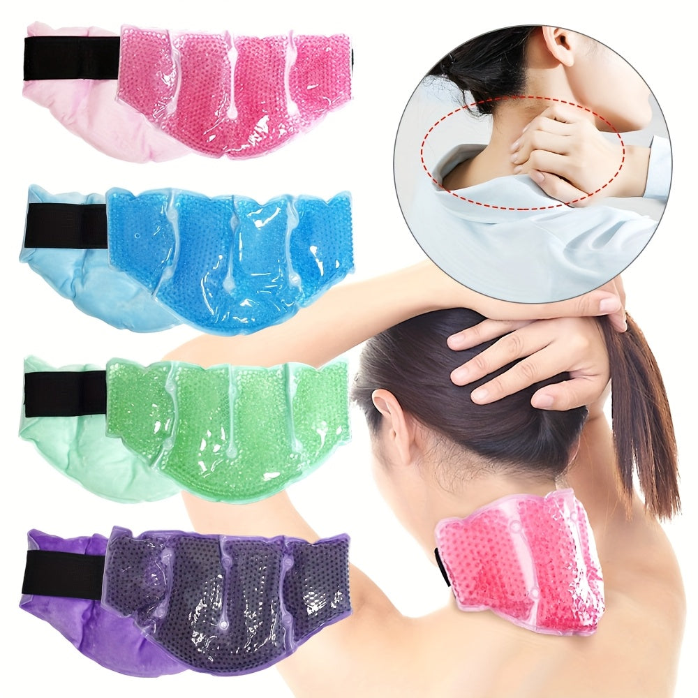 Reusable Gel Cold Compress Care Tool – Multipurpose Hot and Cold Therapy Wrap for Eye, Face, Neck, Shoulder, Waist and Daily Pain Relief