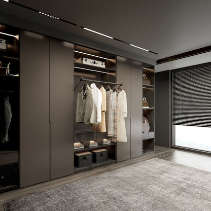 Electric Wardrobe Lift Hanger – LED Touch Sensor Closet Rail with Remote Control for Easy High Cabinet Clothing Access