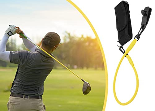 PGM Golf Swing Tension Belt – Strength and Posture Training Band for Club Correction, Swing Consistency and Improved Golf Practice Form