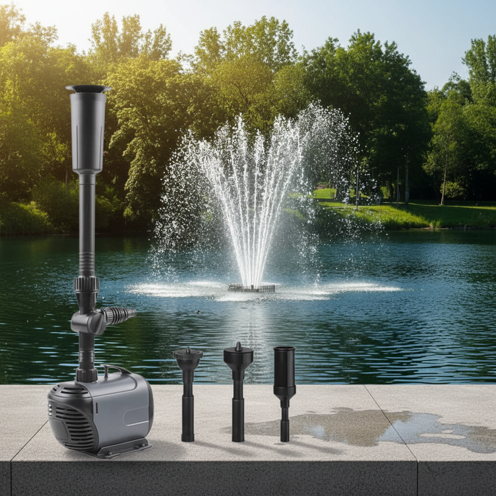 Submersible Water Fountain Pump – Compact Pump for Garden Ponds, Aquariums, Fish Tanks, Sumps and Waterfalls with Reliable Continuous Circulation