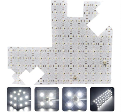 Flexible LED Panel Sheet – 490x245MM 24V 28W Backlight with 242 LEDs for Kitchen Counters, Marble, Signage and Advertising Displays