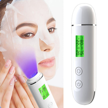 Skin Moisture Oil Analyzer Tester – Digital Face Skin Age Detection Meter with Fluorescent Agent Detection