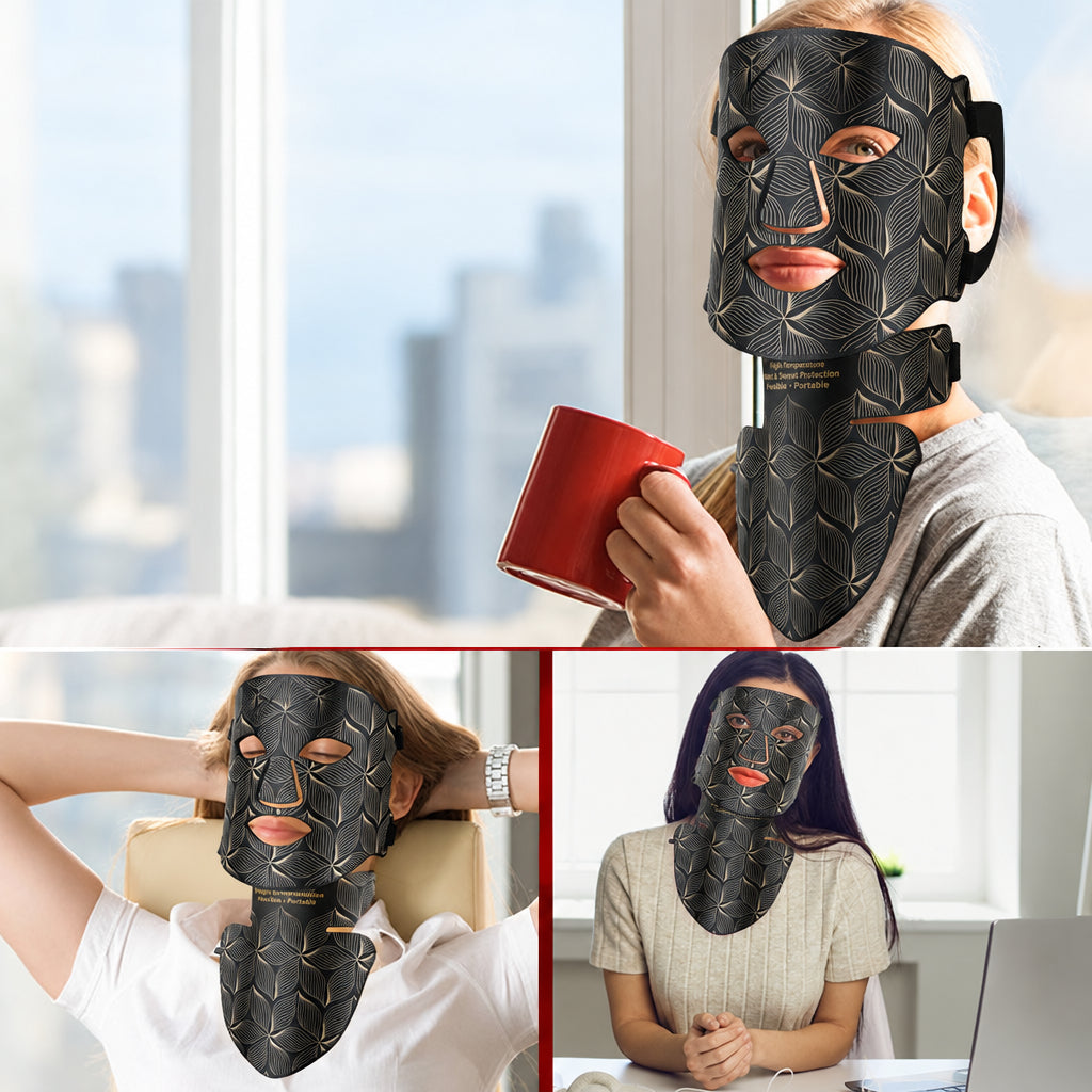 Silicone Beauty Mask – Reusable Flexible Facial Mask Cover for At-Home Skin-Care Routines, Sheet Mask Support and Comfortable Spa Care