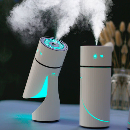 Wireless USB Air Humidifier - Rechargeable Aromatherapy Diffuser with Ultrasonic Cool Mist for Bedrooms, Offices and Relaxation