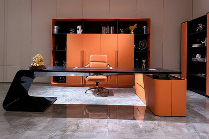Luxury Executive Computer Desk – Modern Designer Office Table for CEO Workspaces, Gaming Rooms and Stylish Home Office Furniture