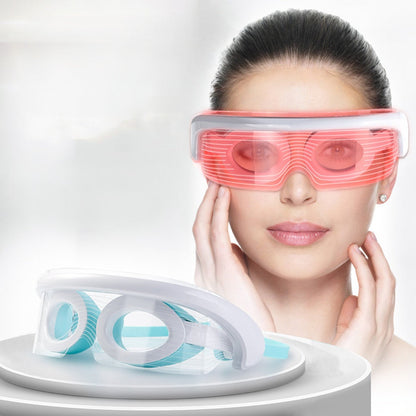LED Photo Rejuvenation Eye & Face Mask Set – Multi-Functional Eye Wave Massager with Vibration Therapy for Skincare, Relaxation & Beauty Routines