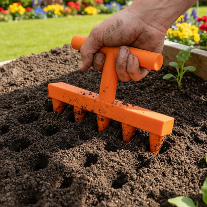 Precision Garden Seed Sower – Household Vegetable and Flower Seed Dispenser for Faster, Cleaner Planting, Seedling Trays and Organized Nursery Work