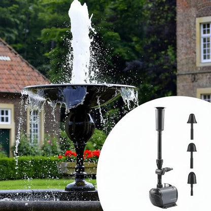 Submersible Water Fountain Pump – Compact Pump for Garden Ponds, Aquariums, Fish Tanks, Sumps and Waterfalls with Reliable Continuous Circulation