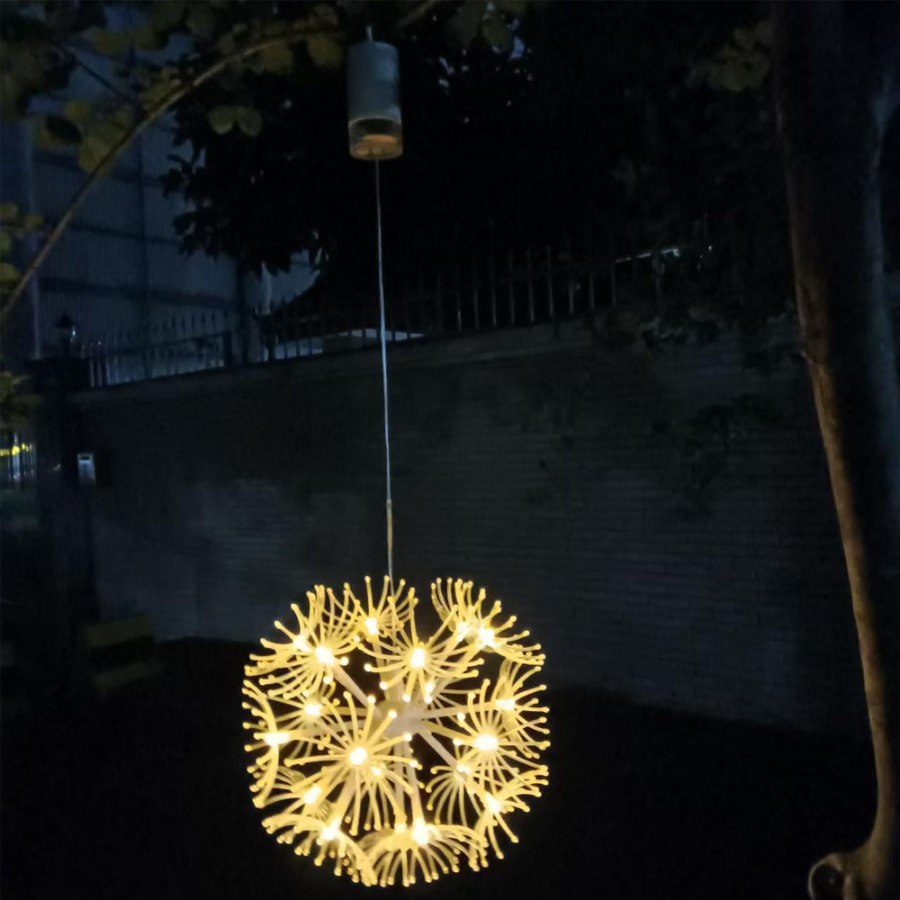 LED Dandelion Firework Lights – 19-LED 8-Mode Outdoor Starburst Lamps with Remote for Home, Weddings, Parties & Festive Holiday Décor