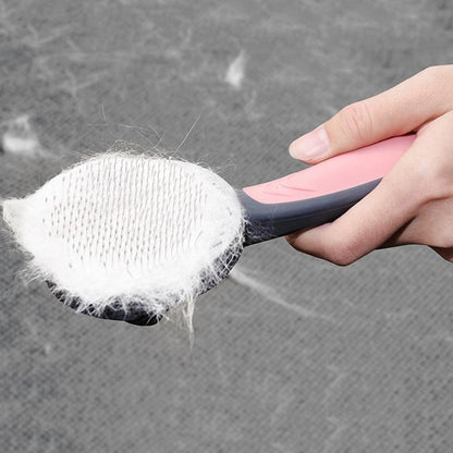 Loose Fur Cat Comb – Grooming Brush for Removing Shedding Hair, Detangling Coats and Keeping Indoor Cats Neat and Comfortable