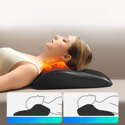 Heated Massage Pillow Cushion – Electric Full Body Massager with Remote Control for Neck, Waist, Back, and Shoulder Relief