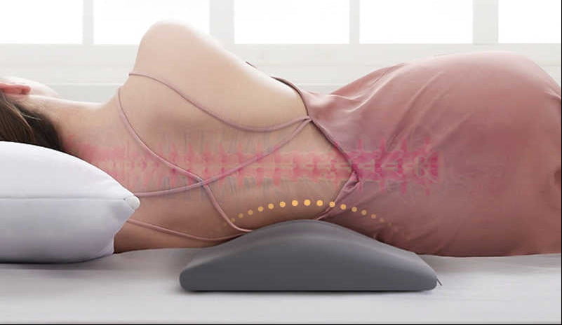 Lumbar Support Memory Foam Pillow – Ergonomic Back Cushion for Sleeping, Waist Support, Posture Comfort and Lower Back Relief