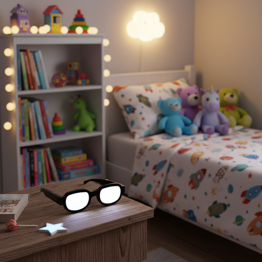 Anime LED Light Up Glasses - Conan Inspired Glowing Cosplay Eyewear for Halloween Parties and Costume Event Accessories