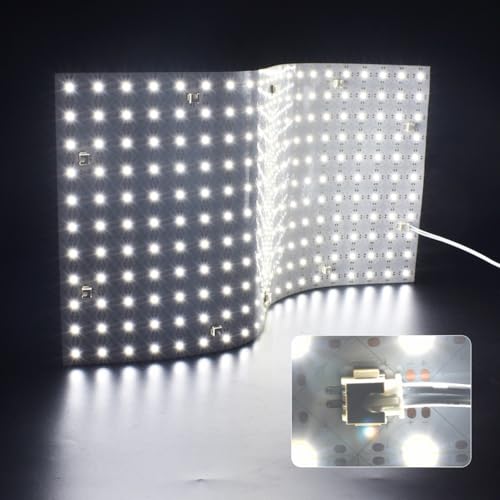 Flexible LED Panel Sheet – 490x245MM 24V 28W Backlight with 242 LEDs for Kitchen Counters, Marble, Signage and Advertising Displays