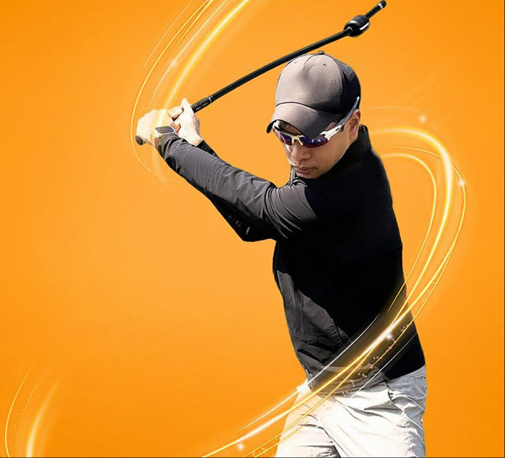 Golf Warm-Up Swing Stick – Portable Inertia Trainer for Finding Center of Gravity, Improving Tempo, Balance and Pre-Round Practice