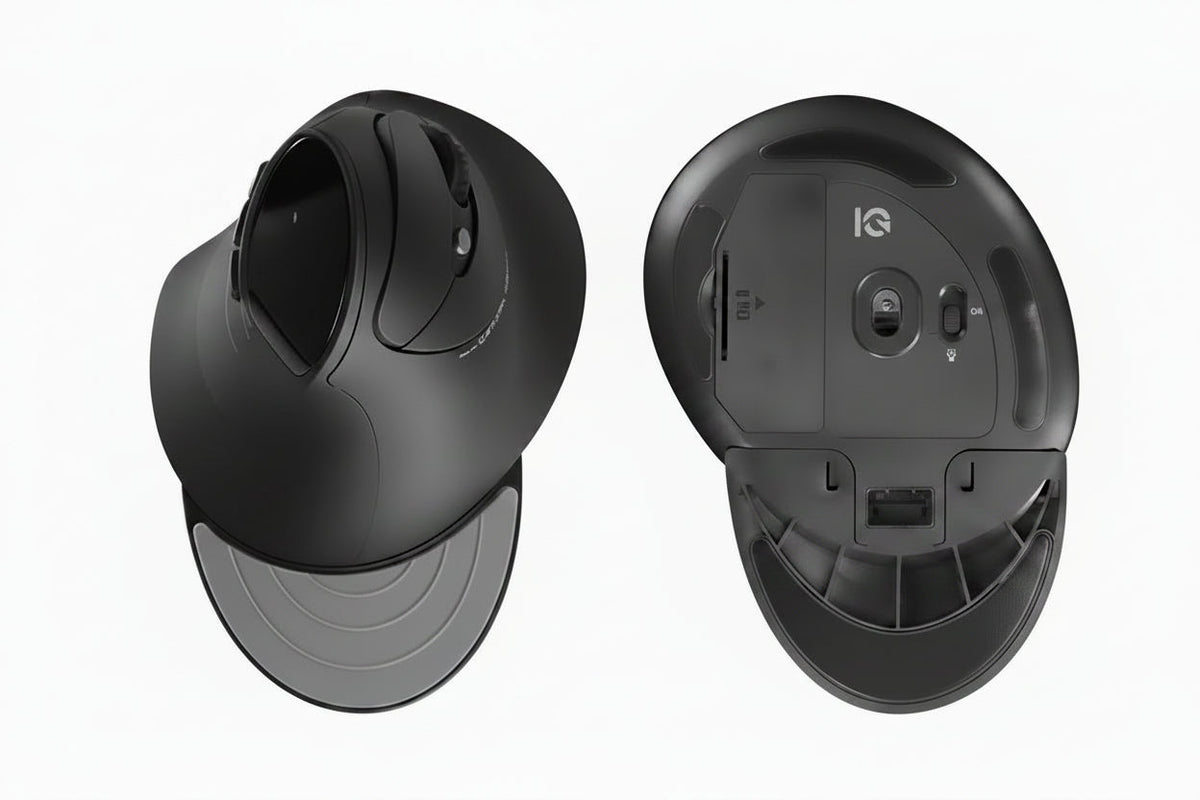 Vertical Wireless Gaming Mouse – Ergonomic 2.4GHz Optical Computer Mouse with Six Buttons and Adjustable DPI for PC and Laptop Use