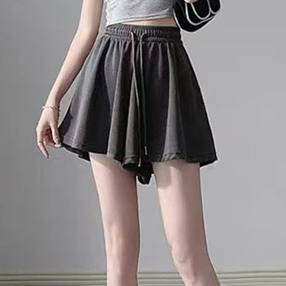 High-Waist Skort for Women – Wide-Leg Ballet-Inspired Summer Shorts with Casual All-Match Styling for Running, Travel and Everyday Outfits