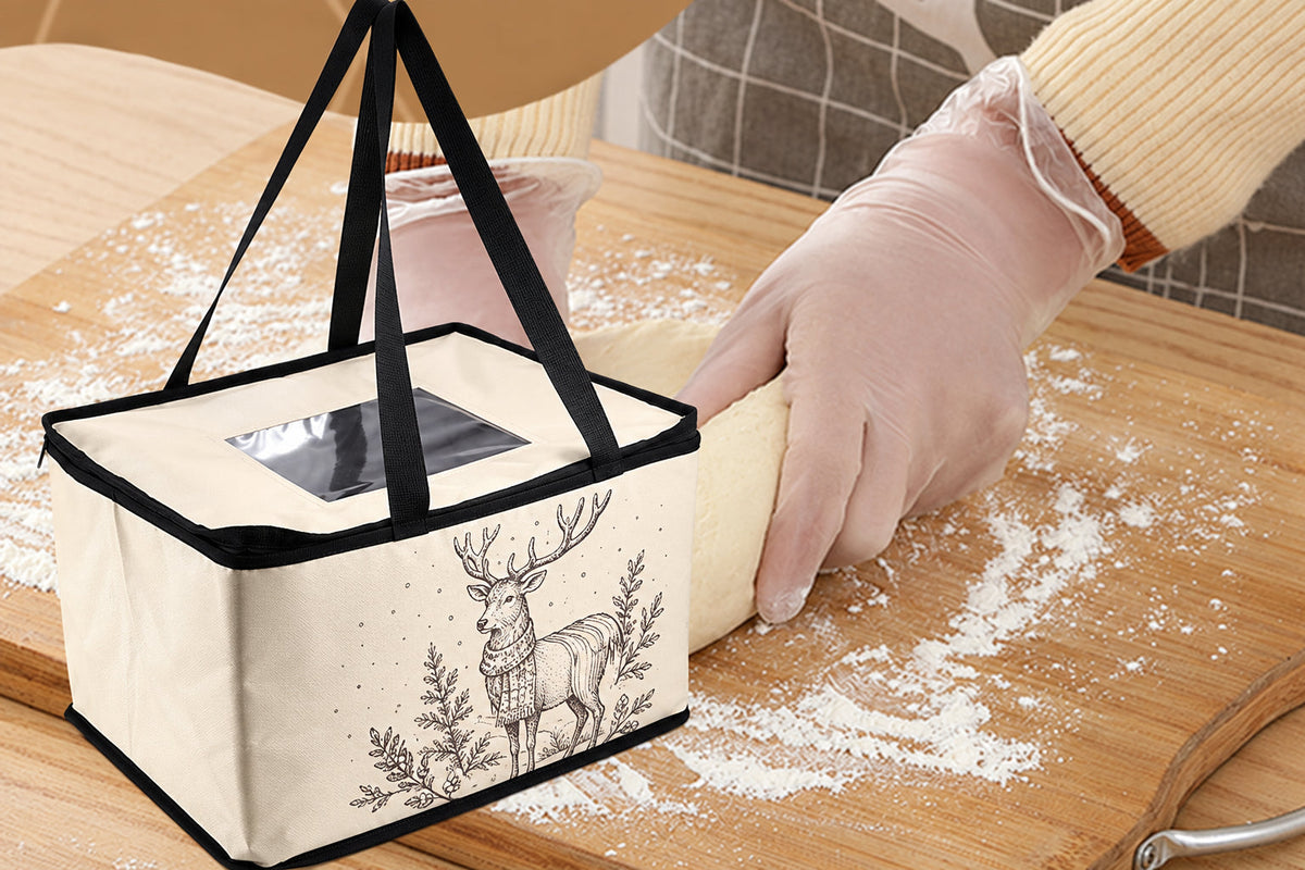 Collapsible Dough Proofing Box – Heated Bread Proofer with Adjustable Temperature and Timer for Consistent Fermentation and Homemade Baking