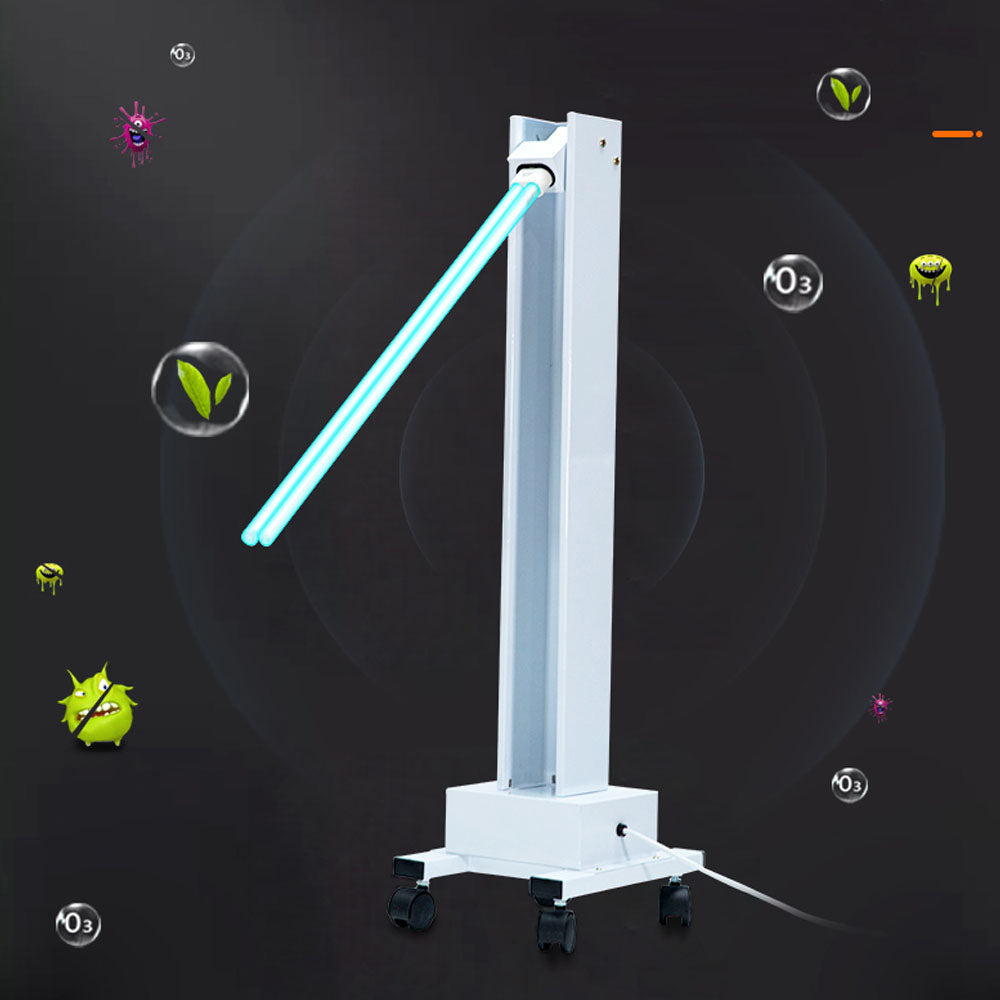 High-Power UV Disinfection Lamp – Mobile Germicidal Ozone Sterilization Light for Offices, Factories, Schools and Large Indoor Sanitizing Applications