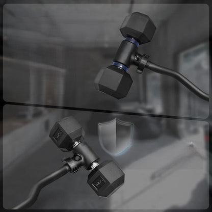 Hyperbell Dumbbell Converter – Adjustable Home Fitness Attachment Transforming Dumbbells into Barbell or Kettlebell up to 90.72KG