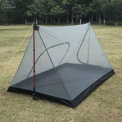 Ultralight Pyramid Mosquito Net Tent – Two-Person Breathable Mesh Shelter for Camping, Hiking and Bug Protection with Lightweight Breeze-Friendly Design