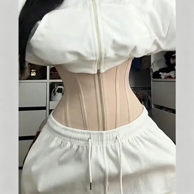 Premium Waist Trainer Corset – Slim-Fit Faja for Women with Hourglass Shaping Support, Postpartum Recovery Styling and Adjustable XXS-XXL Fit