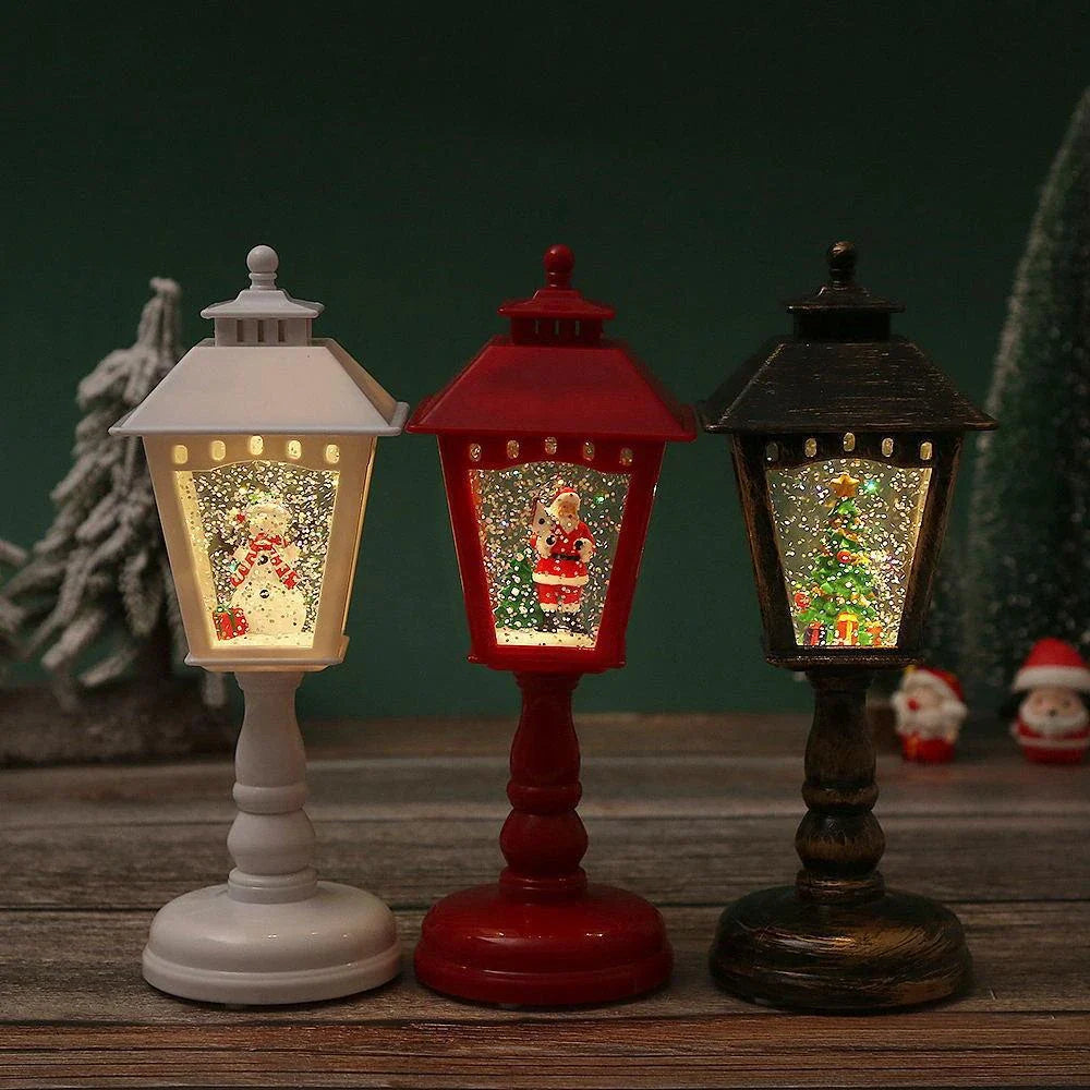 Christmas Music Snowball Lights – Santa & Snowman LED Decorative Globe for Holiday Home Decor, Festive Atmosphere, and Winter Night Lighting