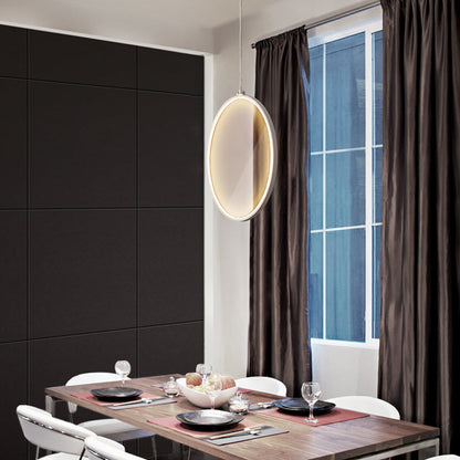 Yuji Okitsu LED Pendant Light – Round Clear Glass Designer Fixture for Hotels, Dining Rooms, Living Spaces and Modern Restaurant Interiors