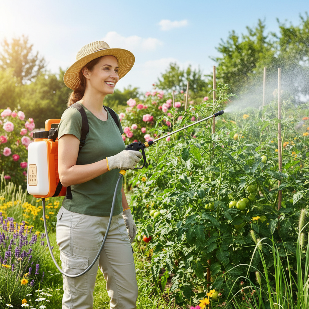 Foldable Electric Watering Can – Waterproof Adjustable Agricultural Sprayer Bottle for Flowers, Household Gardening, Plants and Yard Care