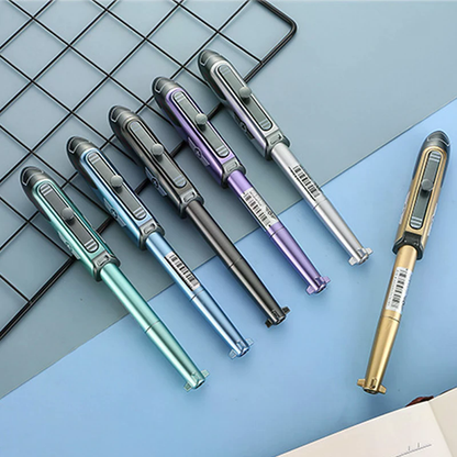 Helicopter Metal Gel Pen – Creative 0.5mm Novelty Writing Pen for School, Office, Gifts and Collectible Stationery