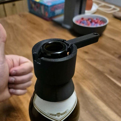 Catapult Bottle Opener – Funny Portable Cap Launcher Bar Tool for Parties, Outdoor Gatherings, Drinking Games and Entertaining Gift Ideas