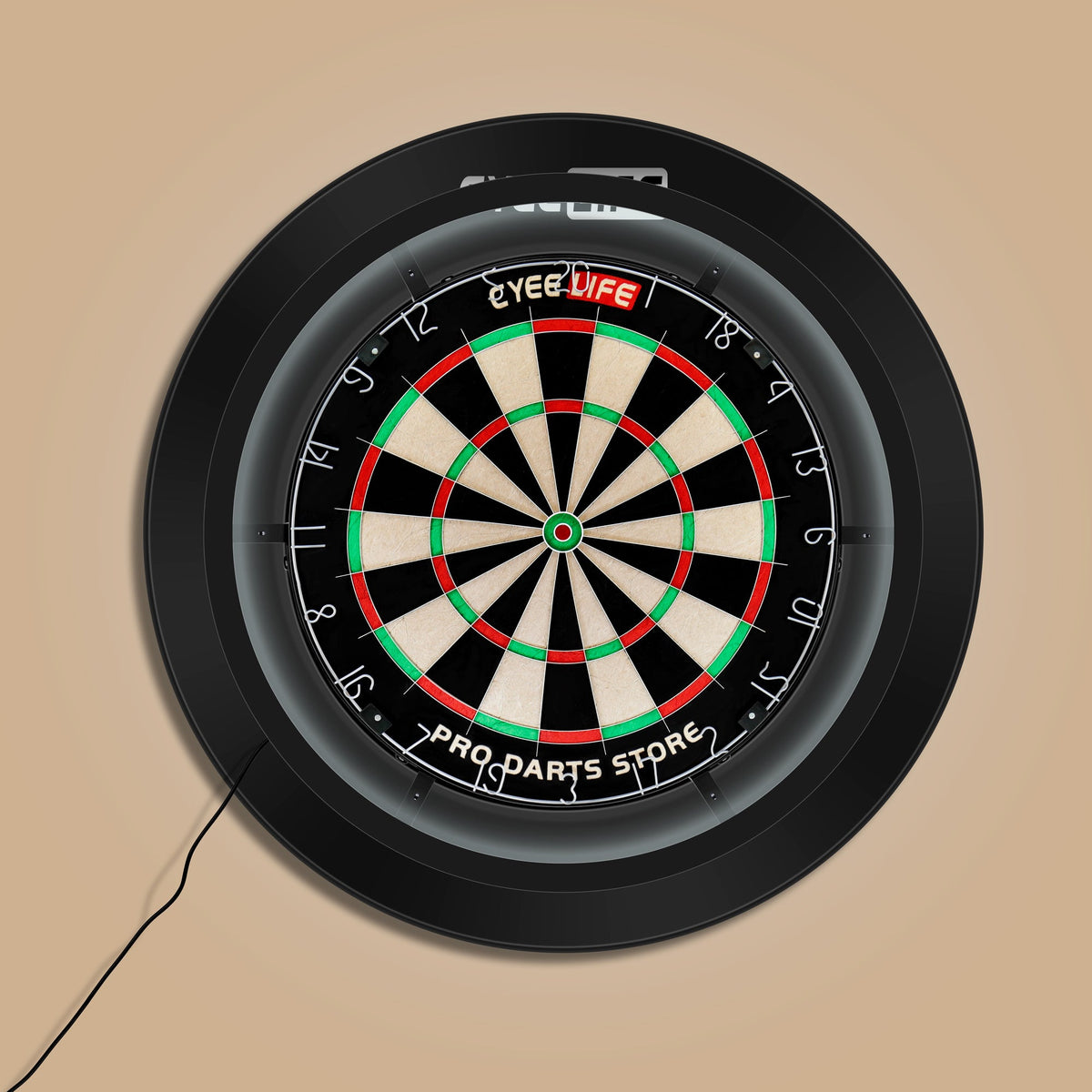 Dart Board Lighting System – LED Dartboard Light Ring with Focused Illumination for Professional Practice, Game Rooms, Bars and Competitions