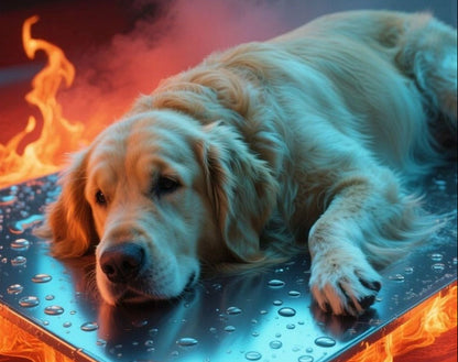 Stainless Steel Pet Cooling Pad – Summer Heat-Dissipation Plate for Dogs and Cats with Durable, Easy-Clean Cooling Surface