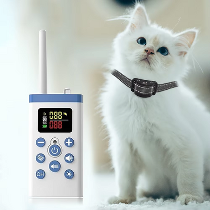 No-Shock Cat Training Collar – Remote-Controlled Anti-Meowing Collar for Gentle Behavior Guidance and Convenient Indoor Pet Training