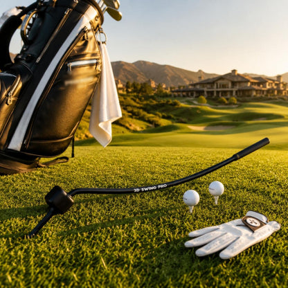 Golf Warm-Up Swing Stick – Portable Inertia Trainer for Finding Center of Gravity, Improving Tempo, Balance and Pre-Round Practice