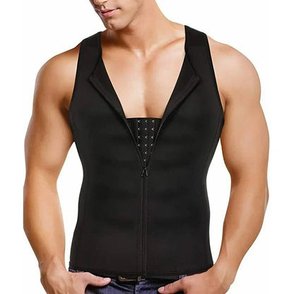 Men's Compression Shapewear Vest - Slimming Waist Trainer Top for Body Sculpting, Support and Everyday Confidence