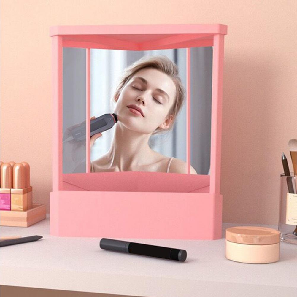 True Image Vanity Mirror – Precision Non-Magnifying Makeup Mirror with Real Reflection for Beauty Routines, Dressing Tables and Stylish Tabletop Decor