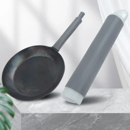 Heat-Resistant Rubber Pan Handle Sleeve – Anti-Scalding Pot Grip Protector for Frying Pans, Skillets & Kitchen Cookware Safety